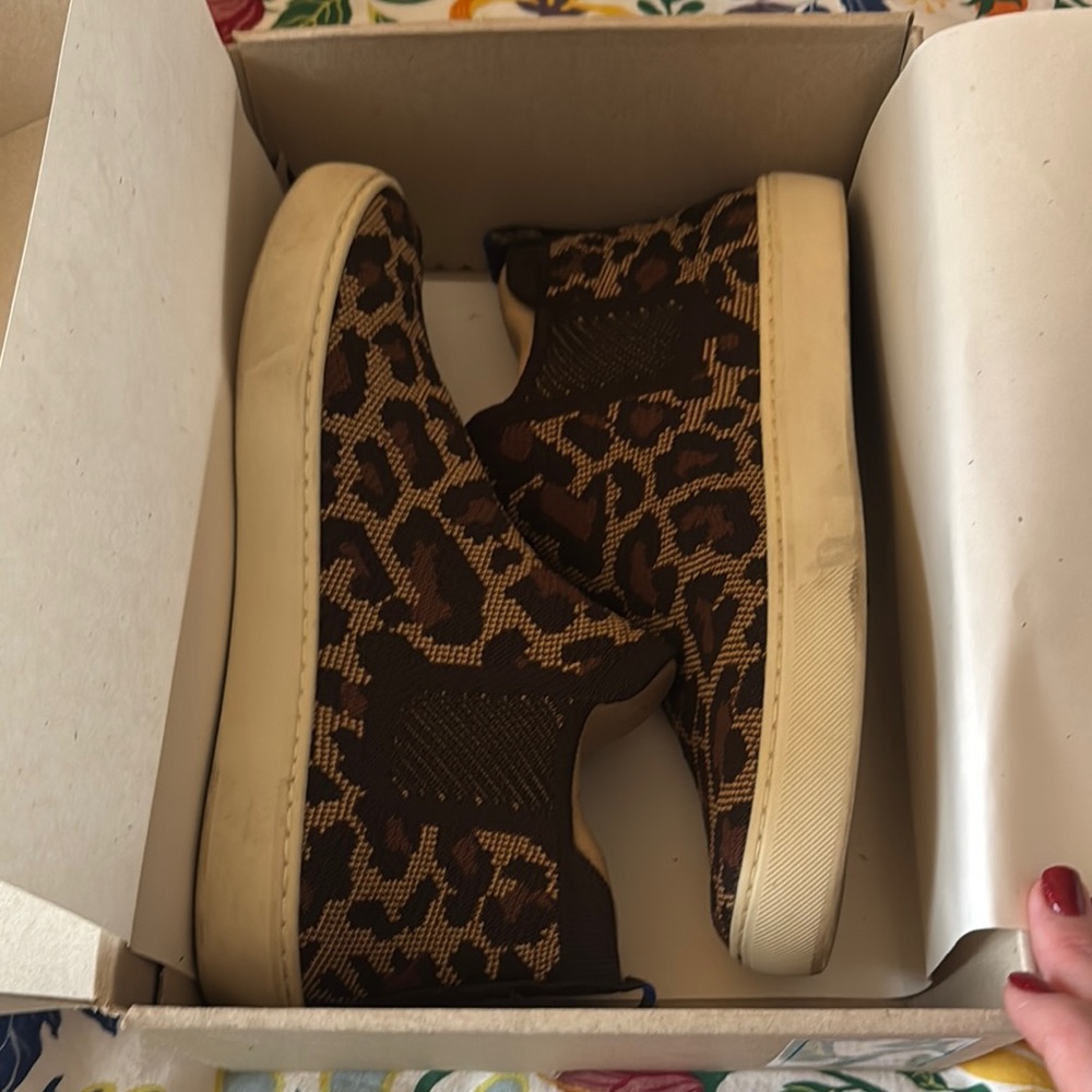 Rothy’s Leopard Print Chelsea Boot